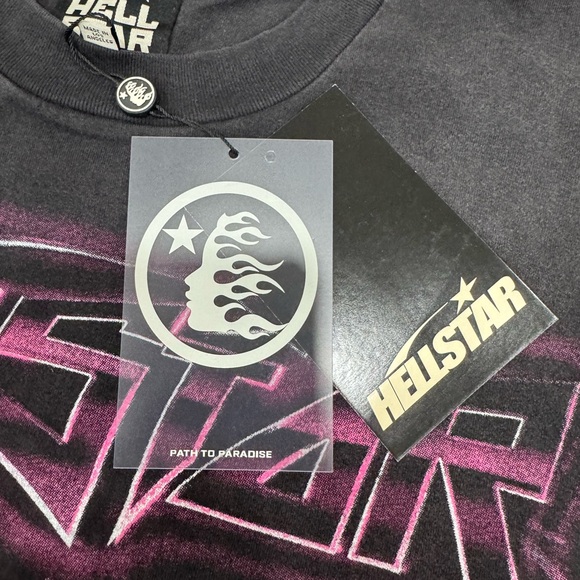 Authentic Hellstar T Shirt with NFC tag and chip - Picture 5 of 13
